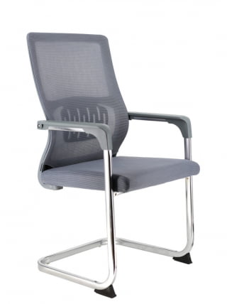 Кресло для посетителей Everprof EP-510 Grey Сетка Серый_0