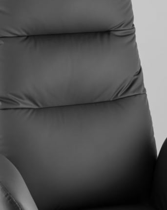 Кресло руководителя ТопЧаирс Солид НC с оттоманкой серый / TopChairs Solid NC_3
