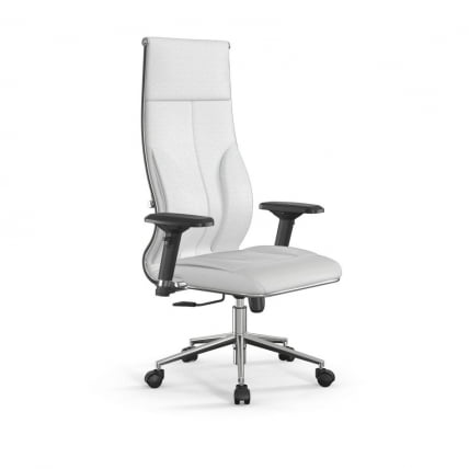 Кресло руководителя Мetta L 1m 46/4D Infinity Easy Clean (MPES) Комплект 8 Белое_0