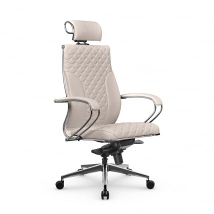 Кресло руководителя Metta L 2c 44C/K116 Infinity Easy Clean (MPES) Комплект 2 Светло-бежевое_0