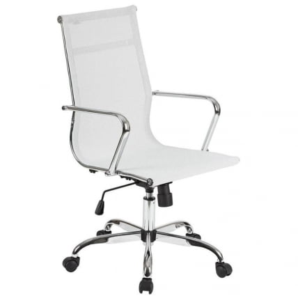 Кресло руководителя EChair-706 T NET 541767 Белое_0