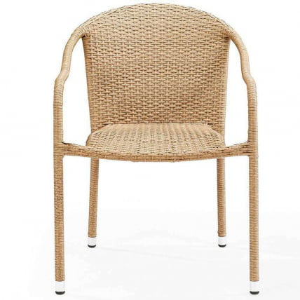 Плетеное кресло из искусственного ротанга AFM-318B-Beige Плетеное кресло из искусственного ротанга AFM-318B-Beige_1
