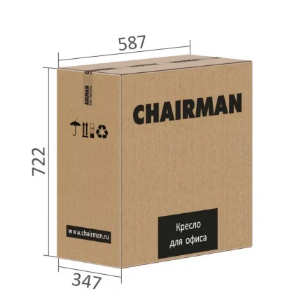 Кресло для оператора CHAIRMAN 020 ткань Черный_5