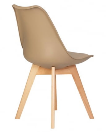 Стул обеденный ДОБРИН ДЖЕРРЙ СОФТ (ножки светлый бук, цвет сиденья бежевый (ГР-03)) 4 шт / DOBRIN JERRY SOFT (GR-03))_4