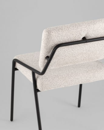 Стул Теллинг шенилл серо-бежевый_5