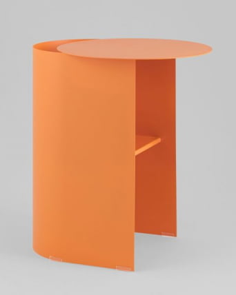 Журнальный столик Floire металл оранжевый_4