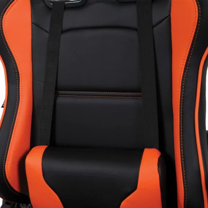 Кресло компьютерное BRABIX GT Racer GM-100 Черный-оранжевый_11