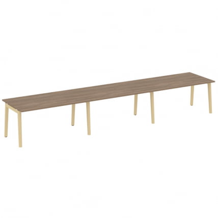 Стол переговорный (3 столешницы) ONIX WOOD OW.PRG-3.4 Дуб Аризона/Светлый_0