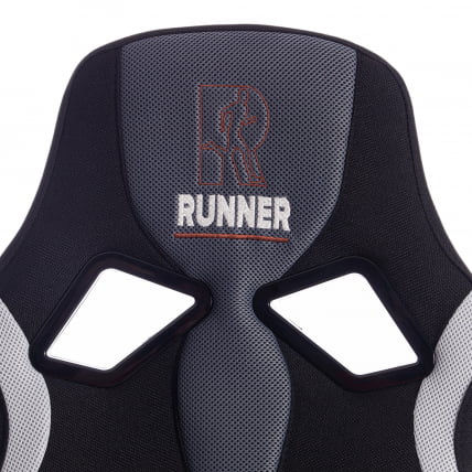 Кресло RUNNER ткань, черный/серый, 2603/ 12/ 14_7