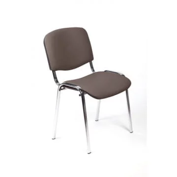 Стул ZP_UP_EChair Rio ИЗО хром к/з коричневый 550733_0