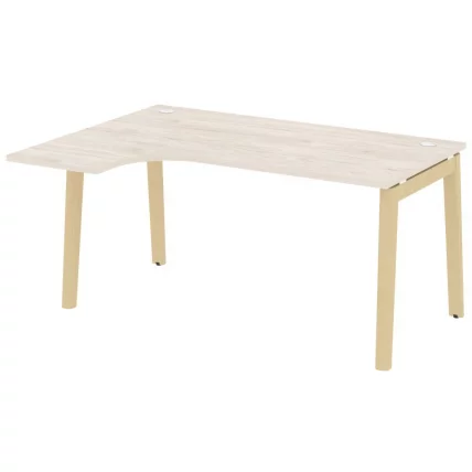 Стол эргономичный левый ONIX WOOD OW.SA-4(L) Денвер Светлый/Светлый_0