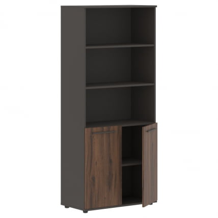 Шкаф с одним комплектом глухих малых дверей ЕДИС ЕХCС 85.5 Дуб Денвер темный Мокко Мокко / EDIS EHCS_1