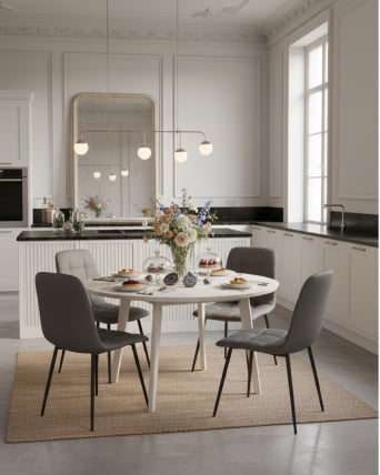 Стул Одди НЕВ экокожа серый / NEW_3