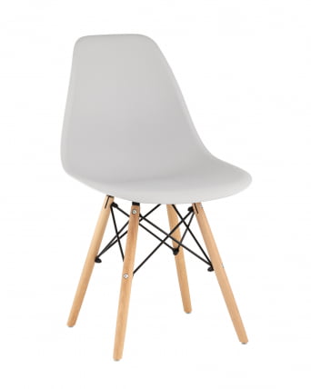 Стул Eames Style DSW светло-серый (разборный каркас)_0