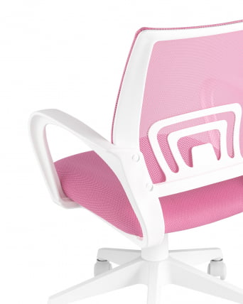 Кресло компьютерное TopChairs ST-BASIC-W Розовый_6