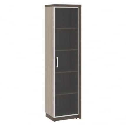 Шкаф узкий со стеклянной дверью правый WOOD&STONE СФ-534582 Бетон Чикаго темный Дрифтвуд Шкаф узкий со стеклянной дверью правый WOOD&STONE СФ-534582 Бетон Чикаго темный Дрифтвуд_0