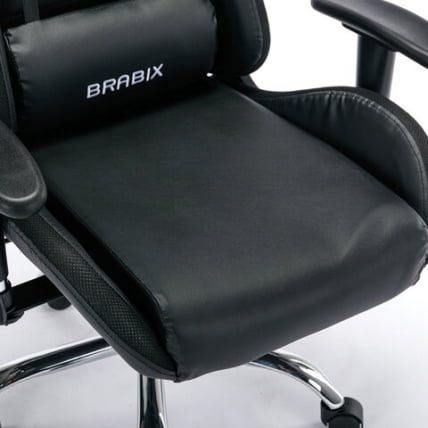 Геймерское кресло BRABIX Lumen GM-150 RGB подсветка Черное_15