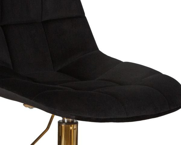 Офисное кресло для персонала ДОБРИН МОНТЙ ГОЛД (черный велюр (МДЖ9-101)) 2 шт / DOBRIN MONTY GOLD (MJ9-101))_9
