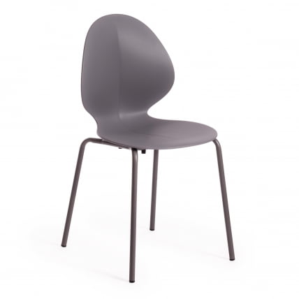 Стул EBAY (mod 03) металл/пластик, 52x46x83.5, серый_0