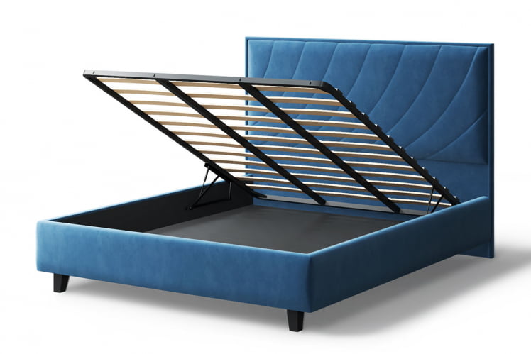 Кровать СОФИЯ 2000*1200мм (на опорах), синий_3