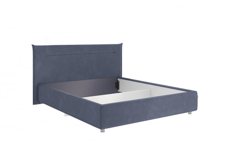 Кровать 1.6 Альба КМ1.6-16 топаз (велюр)_1