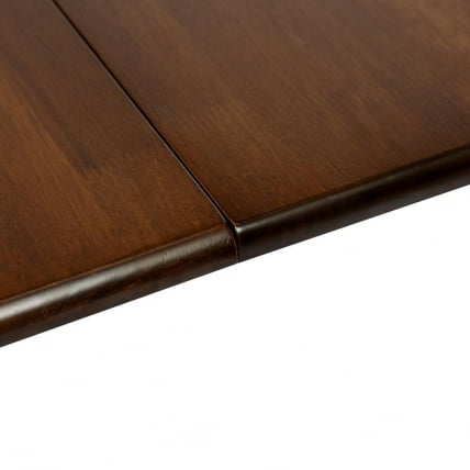 Стол TEODORO (mod. F-SHR3624RD W4) дерево гевея/мдф, 60x90(90x120)x76см, walnut (орех)_5