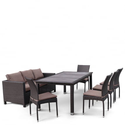 Комплект плетеной мебели T347/S65A/Y380A-W53 Brown 8PCS_1