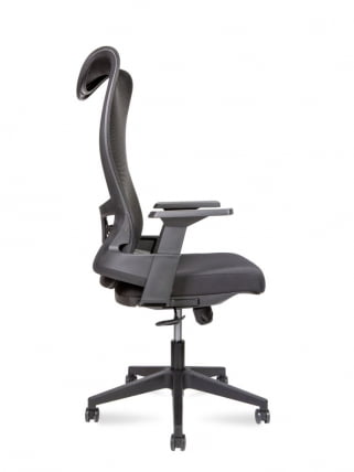 Кресло офисное WAVE T A3-M(BLACK) Черный_2