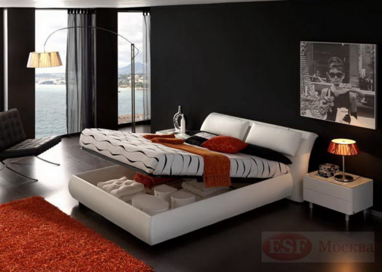 Кровать 615 Meg Кровать 180 см Белый_1