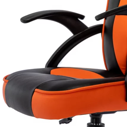 Кресло компьютерное BRABIX Shark GM-203 экокожа Черный-оранжевый_10