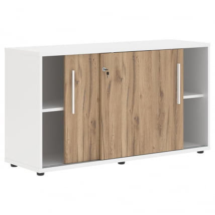 Шкаф с дверьми-купе EDIS ELC 1343 Дуб Денвер светлый Белый Белый_1