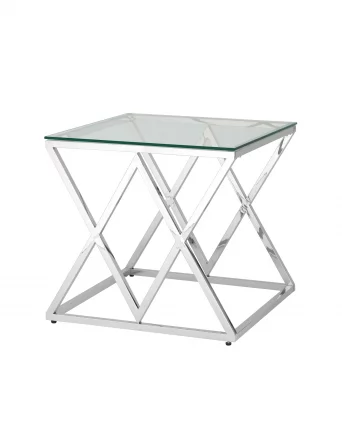 Журнальный стол ИНСИГНИЯ 55x55 Серебро_0