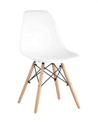 Стул Eames Style DSW белый (разборный каркас)_0