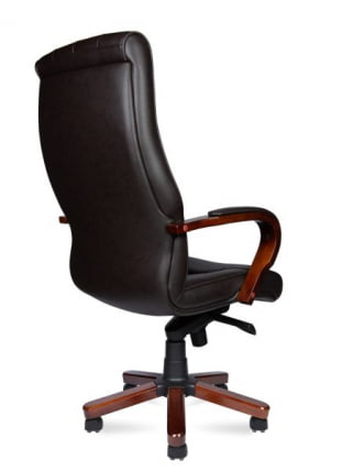 Кресло офисное Боттичелли P2338-L0828 leather Темно-коричневая_1