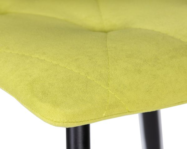 Стул обеденный ДОБРИН CХИЛЛЙ РОМБО (Лайм Симпле 14, основание черное) 4 шт / DOBRIN CHILLY ROMBO Simple_7