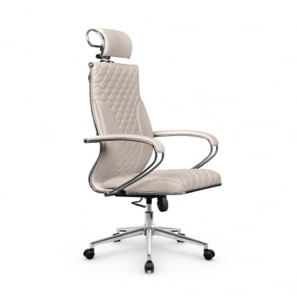 Кресло руководителя Metta L 2c 44C/K116 Infinity Easy Clean (MPES) Комплект 9 Светло-бежевое_1