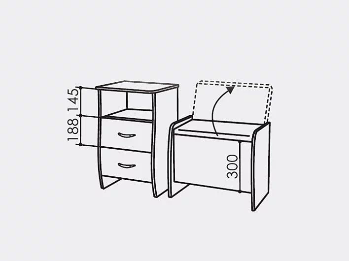 Прихожая Основа Яна Венге/Терра 100_2