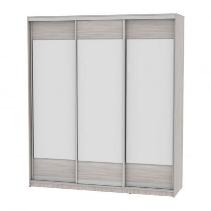 Шкаф-купе B-230х200х60-3(ЯШС-D8D8D8)_0