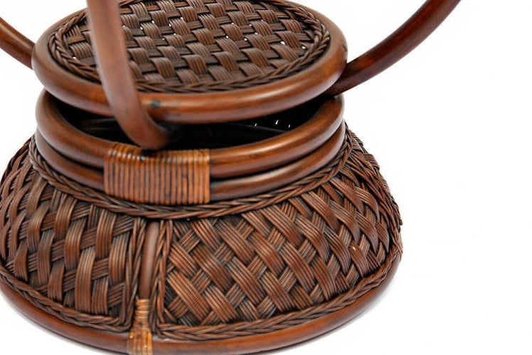 Столик кофейный Andrea ротанг, D60х50см, Pecan Washed (античн. орех) Столик кофейный Andrea ротанг, D60х50см, Pecan Washed (античн. орех)_2