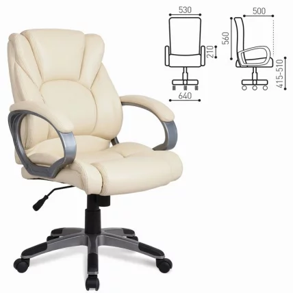 Кресло офисное BRABIX Eldorado EX-504 Бежевый_0