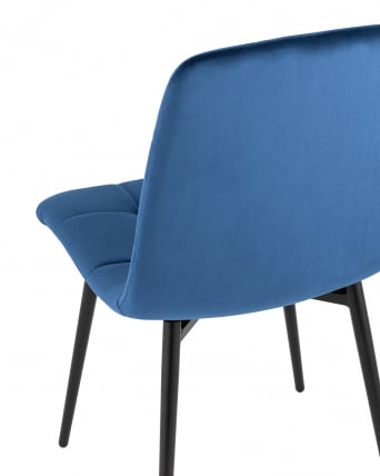 Стул Одди велюр синий 4 шт. комплект_9