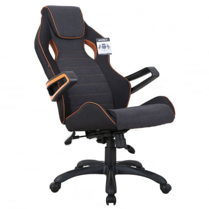 Кресло компьютерное BRABIX Techno Pro GM-003 Черно-серый/оранжевый_1