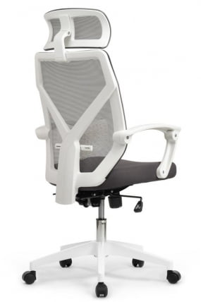 Кресло Оливер РCХ В-203АC Белый пластик/Серый / Oliver RCH W-203AC_2