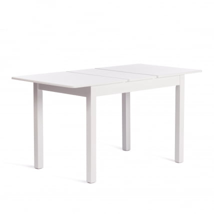 Стол MOSS раздвижной бук, мдф, 110+30 x 68 x 75 см, white (белый)_2
