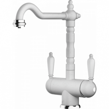 Смеситель Omoikiri Amagasaki-Wh Латунь/Гранит/Белый_0