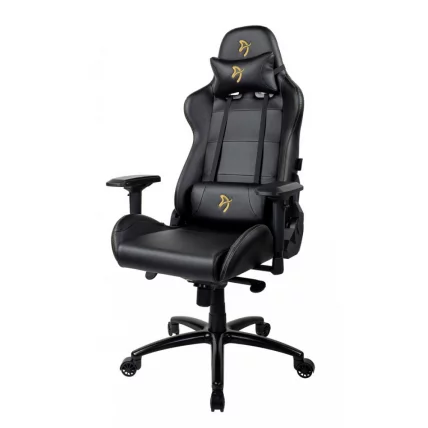 Геймерское кресло Arozzi Verona Signature Black PU Gold Logo Геймерское кресло Arozzi Verona Signature Black PU Gold Logo_1