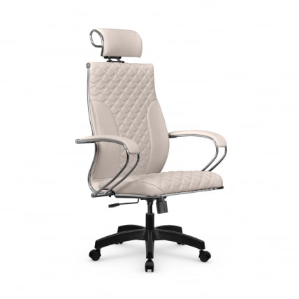Кресло руководителя Metta L 2c 44C/K116 Infinity Easy Clean (MPES) Комплект 4 Светло-бежевое_0