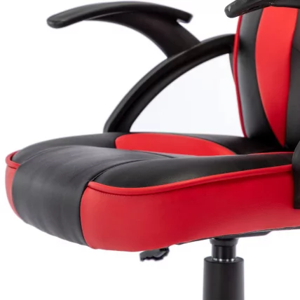 Кресло компьютерное BRABIX Shark GM-203 экокожа Черный-красный Кресло компьютерное BRABIX Shark GM-203 экокожа Черный-красный_11