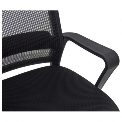 Кресло Basic CH-698 сетка/ткань TW черное_4
