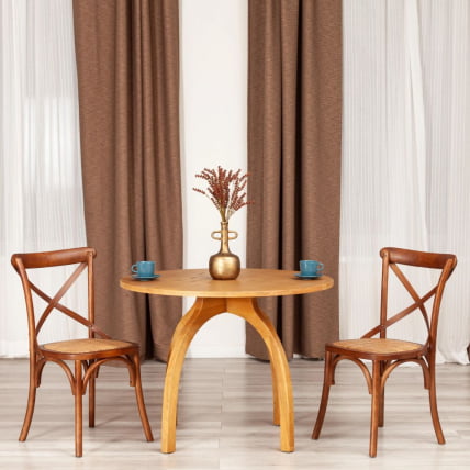 Стол THONET (mod.T9108) дерево вяз, 100х75 см, Груша (№3)_10